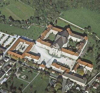 Luftbild des Klosters aus dem Jahr 1978