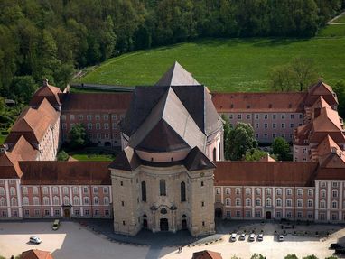 Kloster Wiblingen von oben