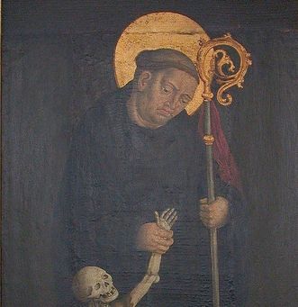 Gemälde des heiligen Fridolin von Säckingen