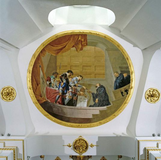 Wiblingen monastery, ceiling fresco in the monastery church