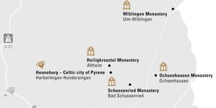 journey map "Upper Swabia & Ulm"