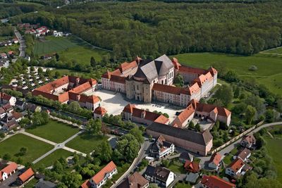 Luftaufnahme von Kloster Wiblingen