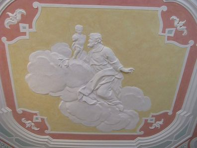 Wiblingen monastery, ceiling fresco in the guest apartment