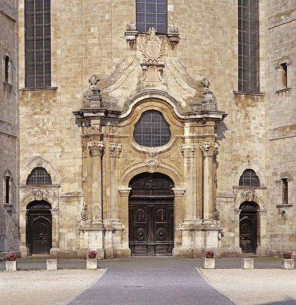 Wiblingen monastery, west entrance to the basilica