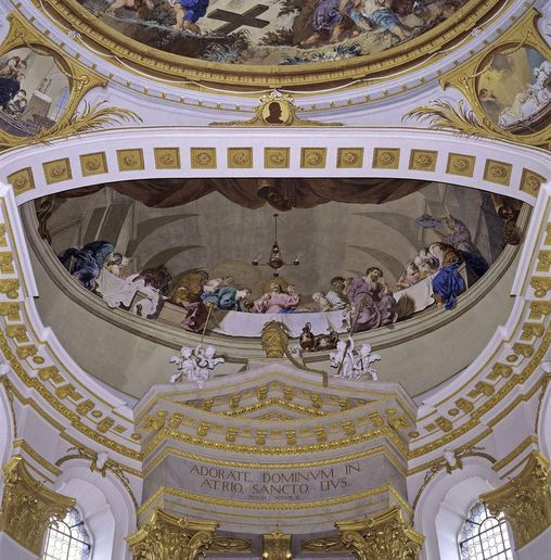 Monastère de Wiblingen, Fresque de l'abside