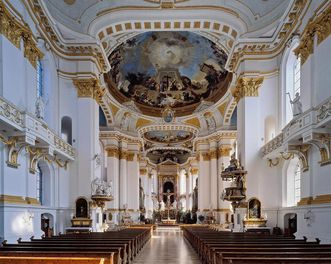 Innenansicht von Kloster Wiblingen