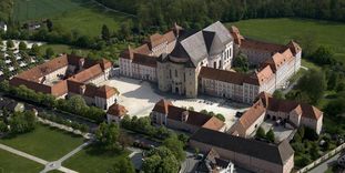 Luftaufnahme von Kloster Wiblingen