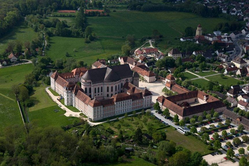 Kloster Wiblingen, Luftbild