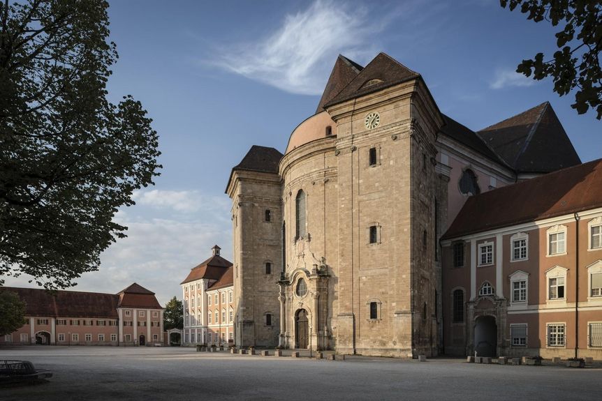 Kloster Wiblingen, Außenansicht Basilika 