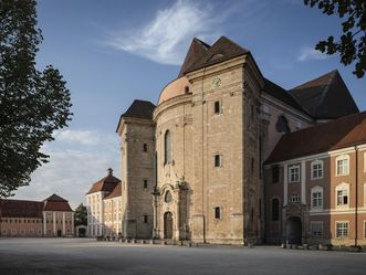 Kloster Wiblingen, Außenansicht Basilika 