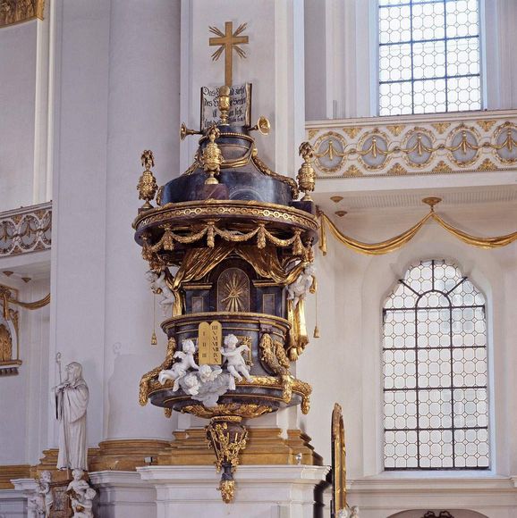 Wiblingen monastery, pulpit