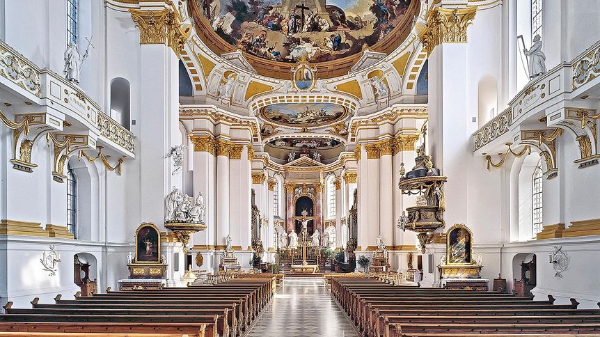 Die Klosterkirche in Kloster Wiblingen