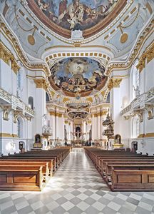 Die Klosterkirche in Kloster Wiblingen