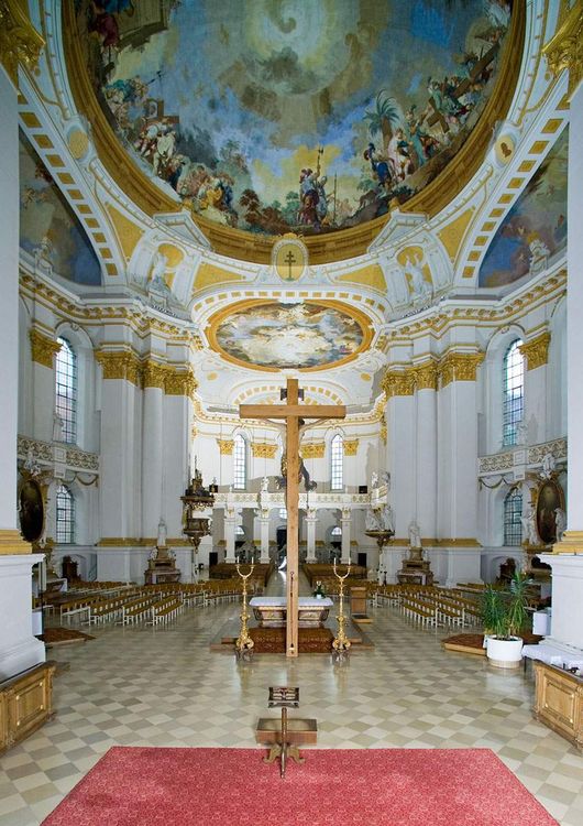 Wiblingen monastery,choir of the monastery church