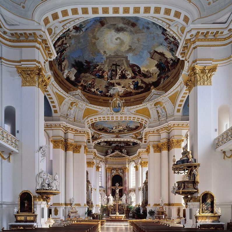 Kloster Wiblingen, Klosterkirche innen