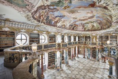 Kloster Wiblingen, Innen, Bibliothekssaal